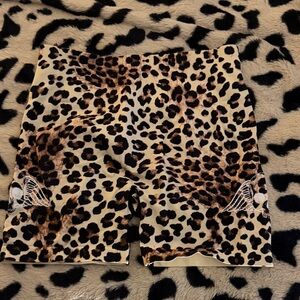 Leopard Print Women's Shorts